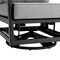 Armen Living Grand 5 Piece Black Aluminum Outdoor Seating Set with Dark Gray Cushions 840254332775 - alternate 8